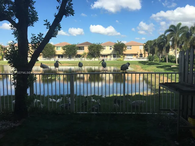 a view of a wrought iron fences