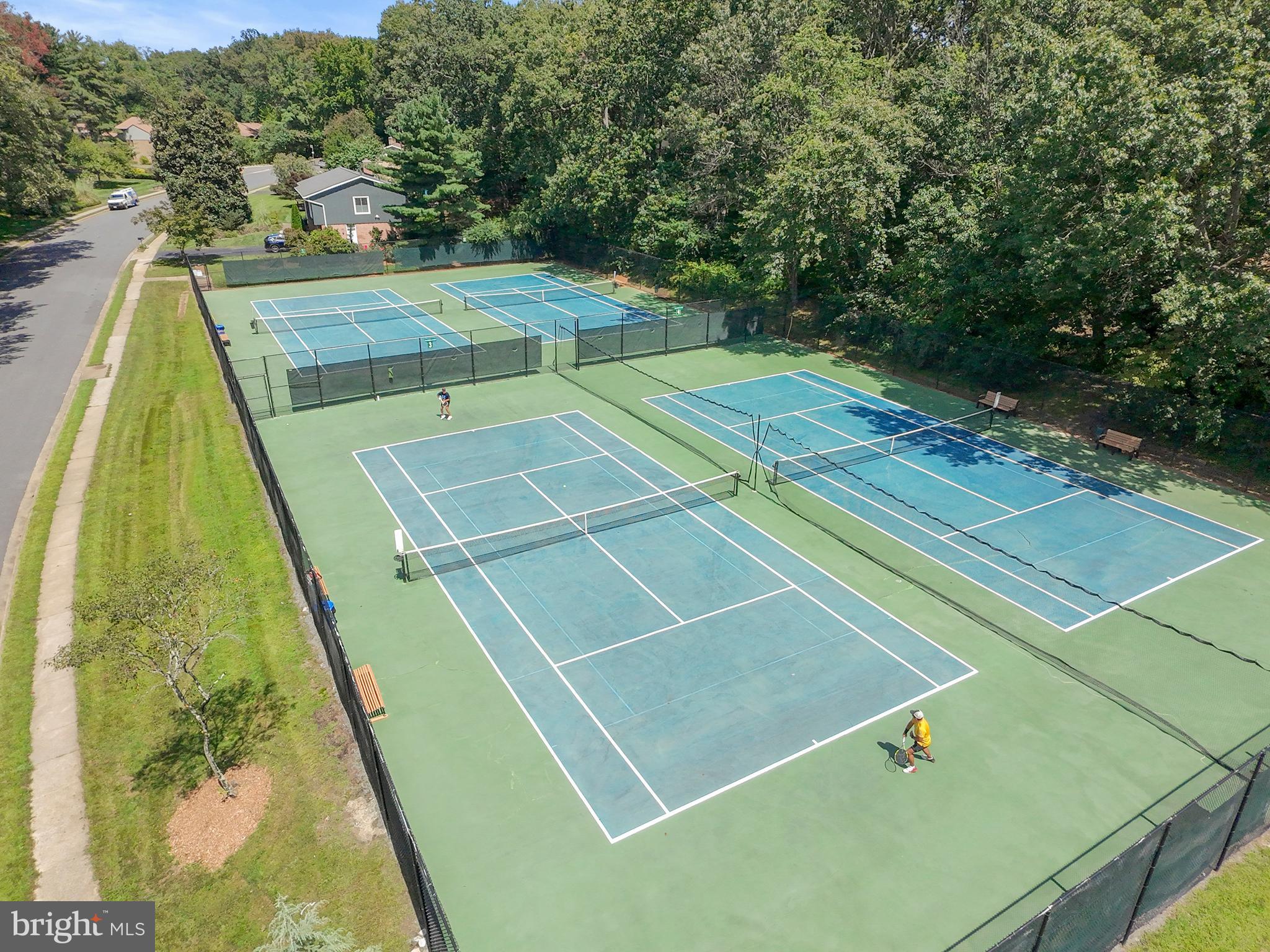 1413 Green Run Lane Reston, VA 20190 - Photo 42 of 50 a view of a tennis court
