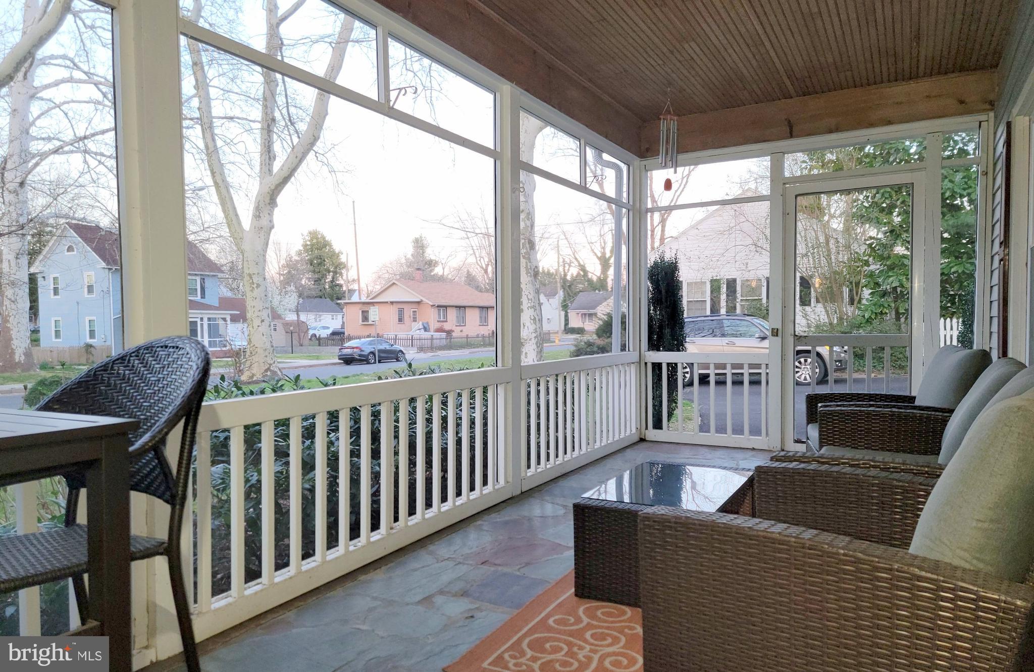 208 Powell Avenue Salisbury, MD 21801 - Photo 13 of 49 Screen Porch overlooking the Front Yard