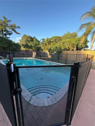 a view of a balcony with an outdoor space
