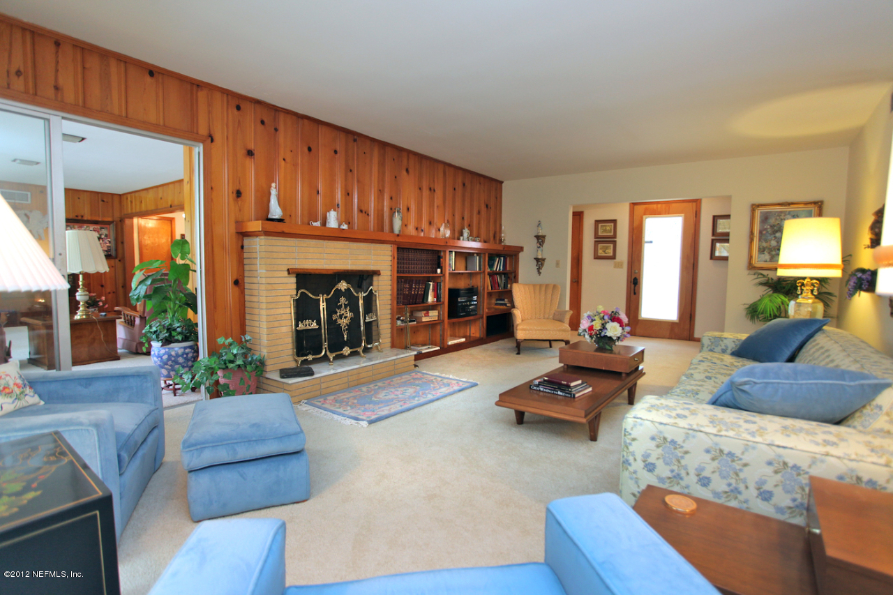 2442 Holly Point Road East Orange Park, FL 32073 - Photo 8 of 25 LIving Room with Fireplace