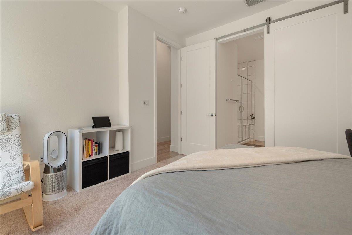 7961 Regional Common Dublin, CA 94568 - Photo 17 of 40 a bedroom with a bed and a closet