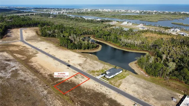 a view of a lake with a mountain