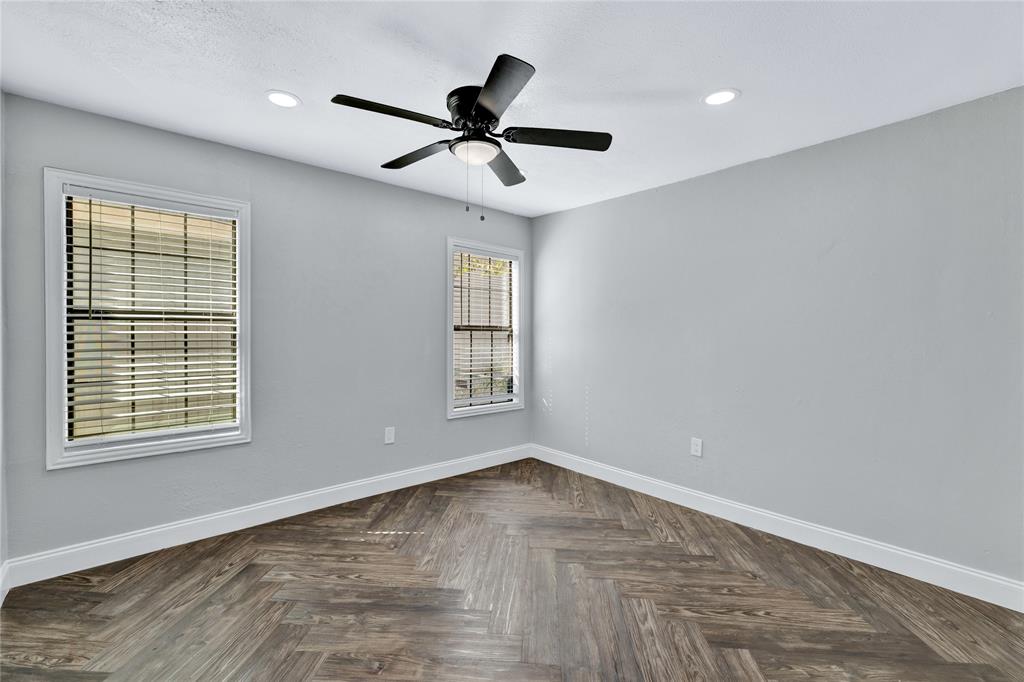 4120 Fry Street Fort Worth, TX 76115 - Photo 5 of 29 Unfurnished room with recessed lighting and ceiling fan