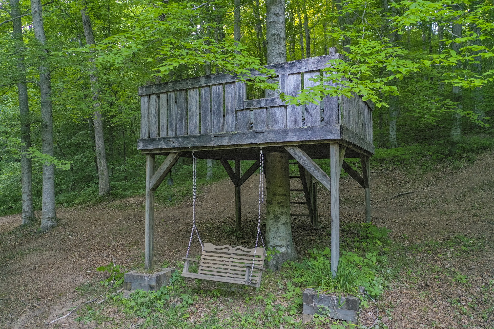 5750 Davis Hollow Road Franklin, TN 37064 - Photo 16 of 41 a view of a wooden deck and a backyard