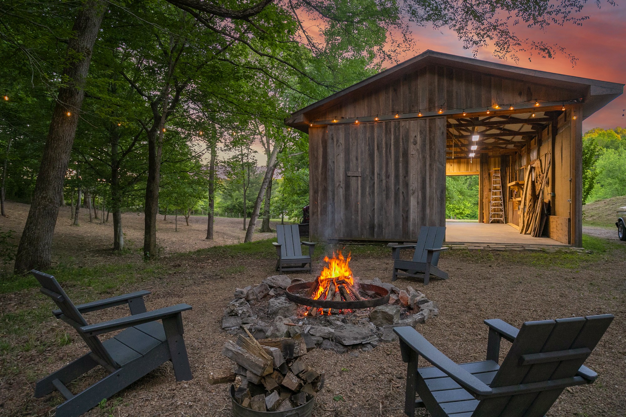 5750 Davis Hollow Road Franklin, TN 37064 - Photo 34 of 41 a view of a small house with a yard siting area and garden