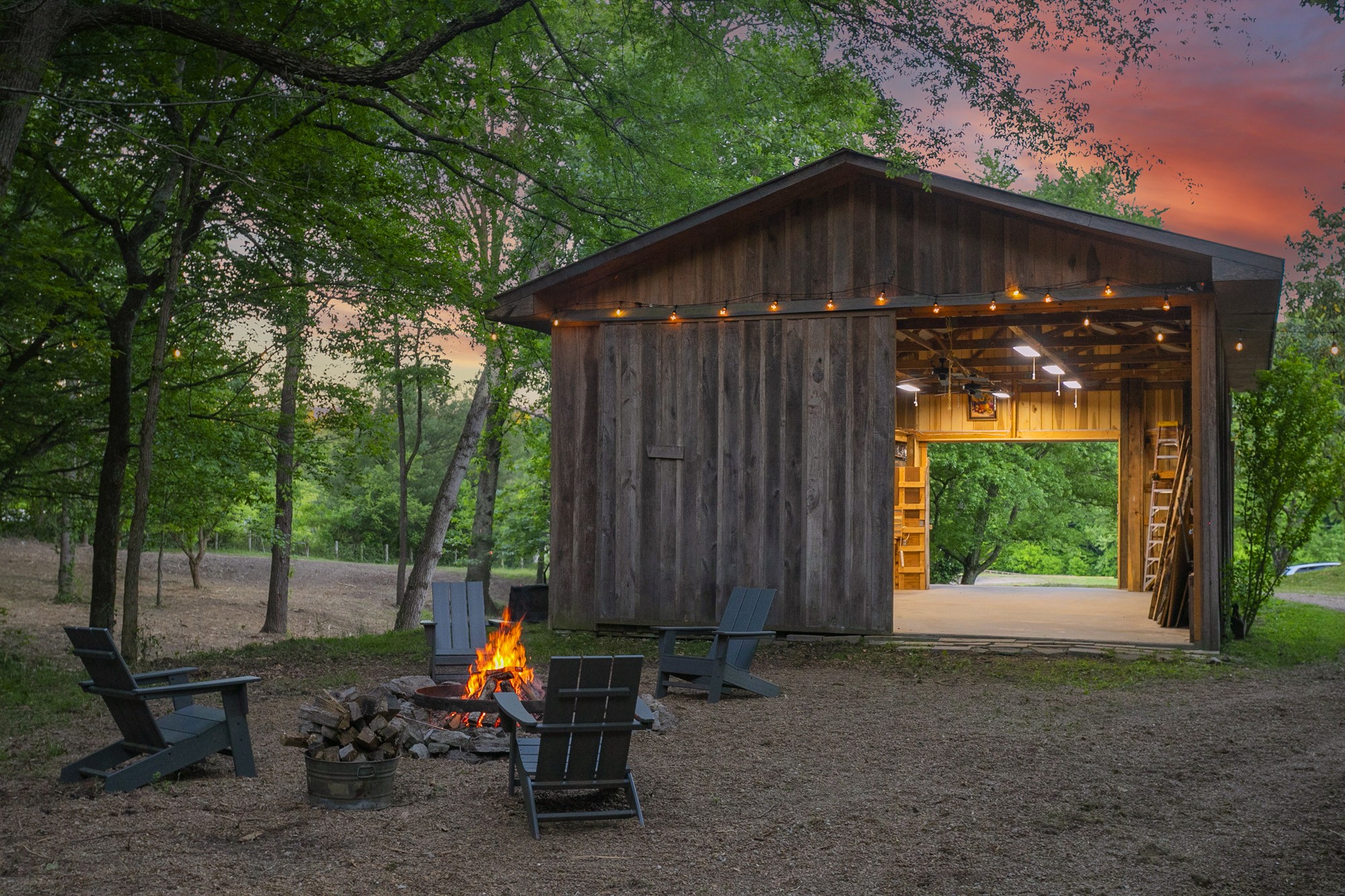 5750 Davis Hollow Road Franklin, TN 37064 - Photo 39 of 41 a view of backyard with outdoor seating and green space