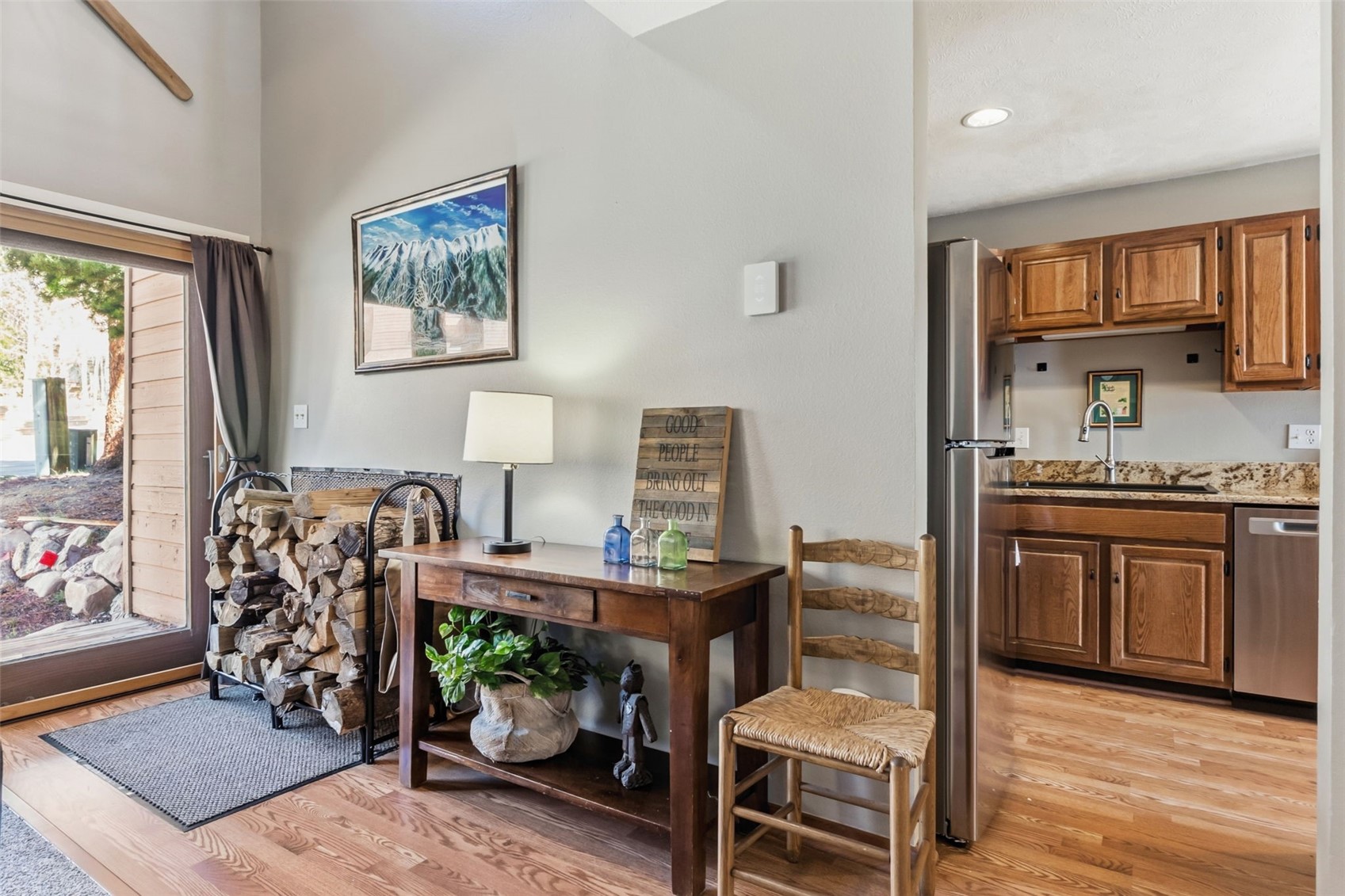 6734 Ryan Gulch Road, Unit 6734 Silverthorne, CO 80498 - Photo 6 of 33 a workspace with furniture and window