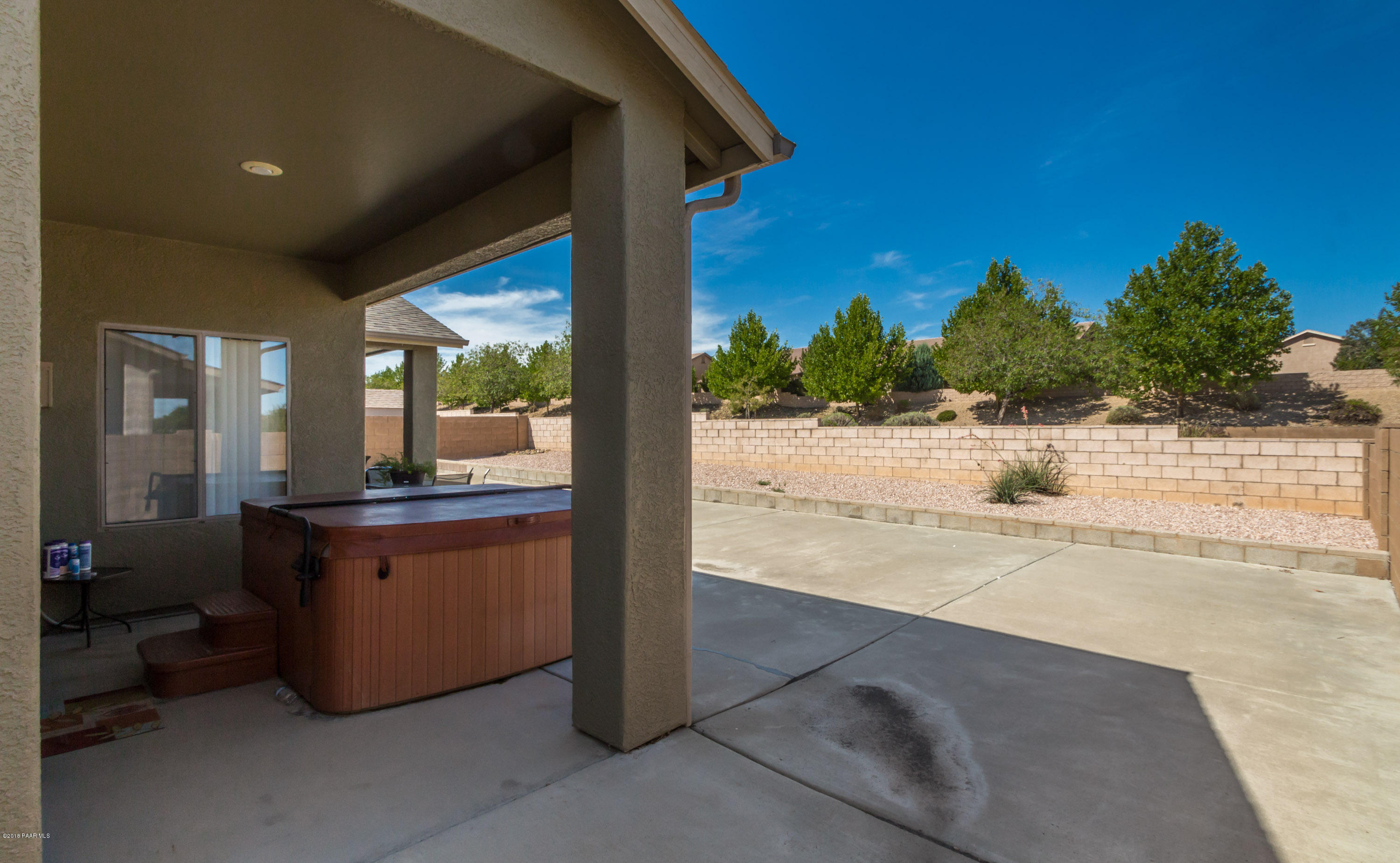 4532 North Reston Place Prescott Valley, AZ 86314 - Photo 11 of 27 Covered Patio - Hot Tub Included!