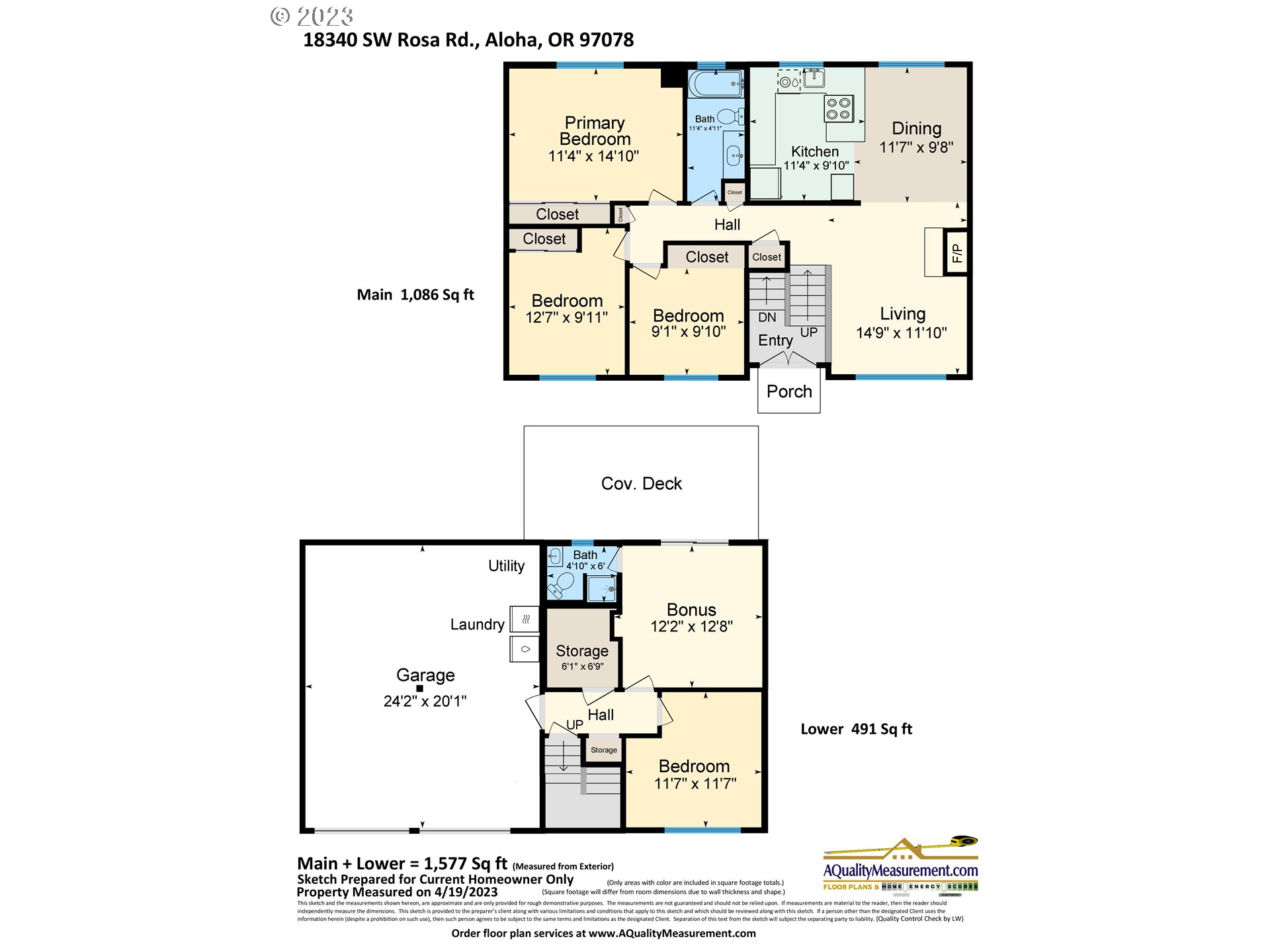 18340 Southwest Rosa Road Beaverton, OR 97078 - Photo 41 of 41 Floor Plan