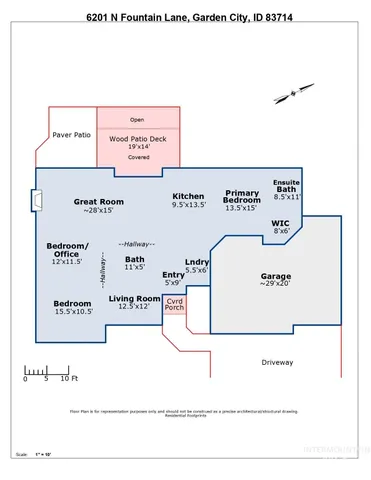 $538,888 | 6201 North Fountain Lane, Garden City, ID 83714