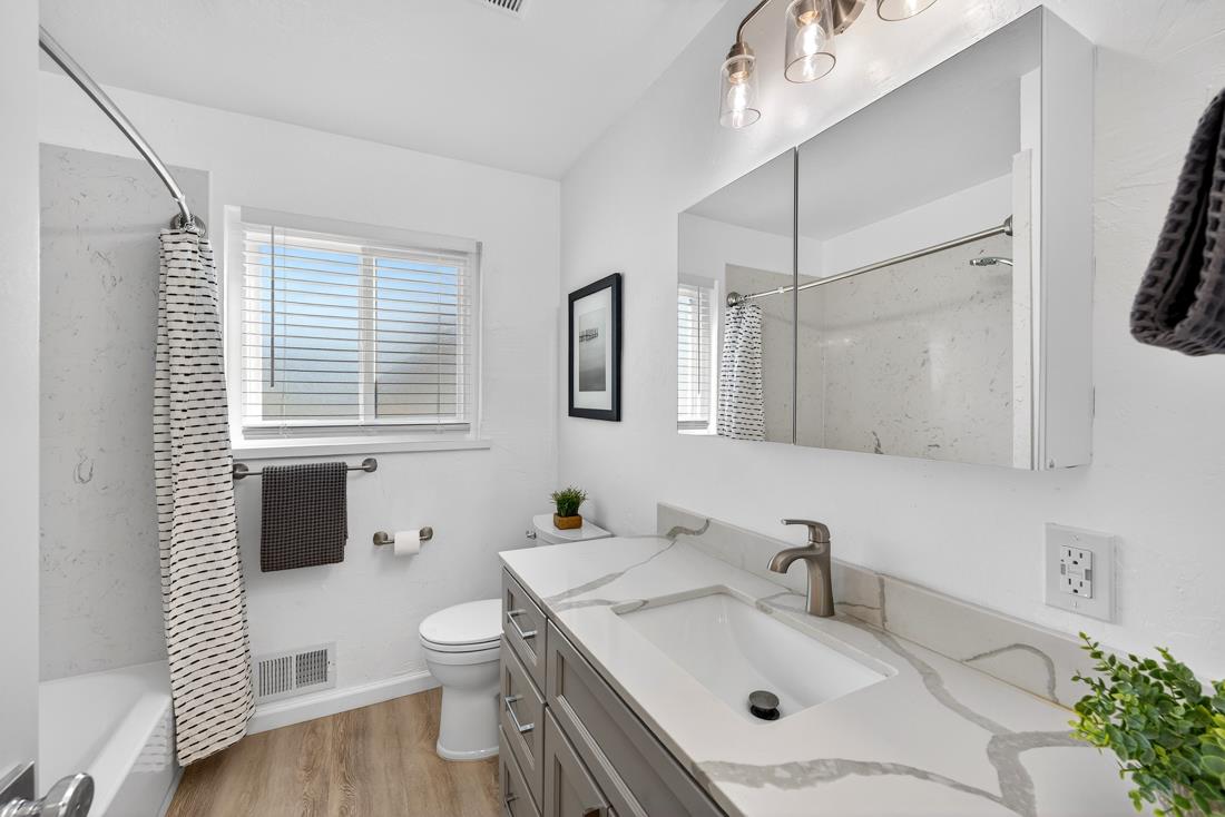2991-2987 Almaden Road San Jose, CA 95125 - Photo 28 of 60 a bathroom with a sink a toilet and shower