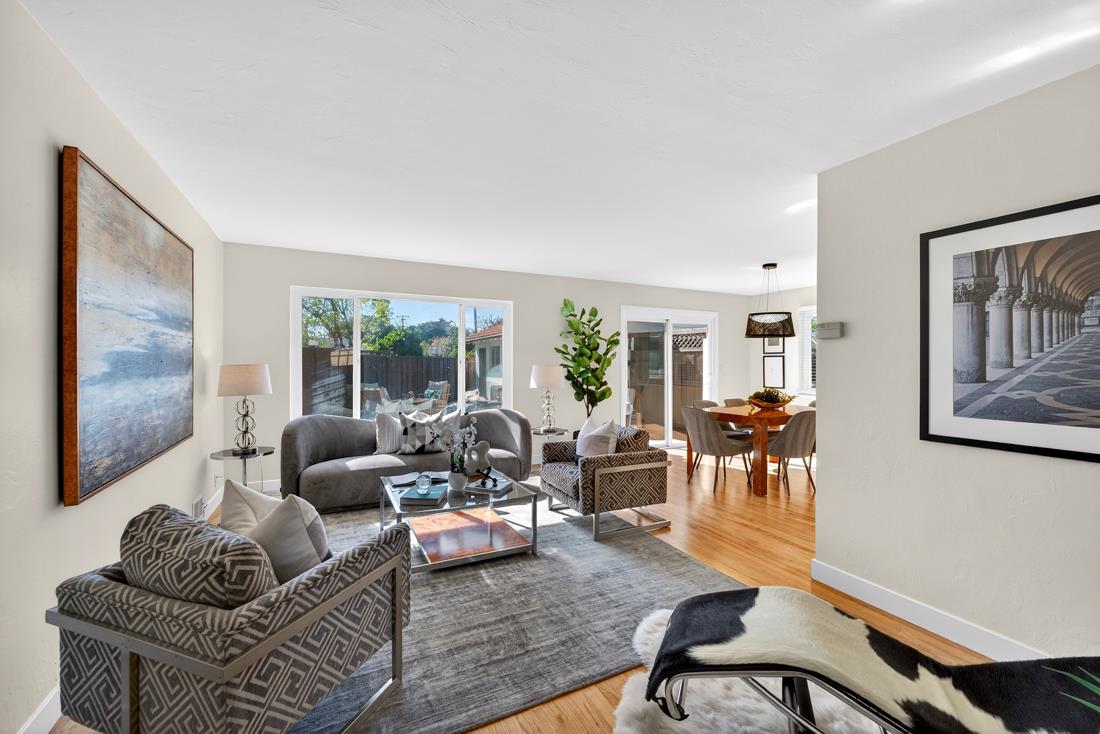 2991-2987 Almaden Road San Jose, CA 95125 - Photo 7 of 60 a living room with furniture and a large window