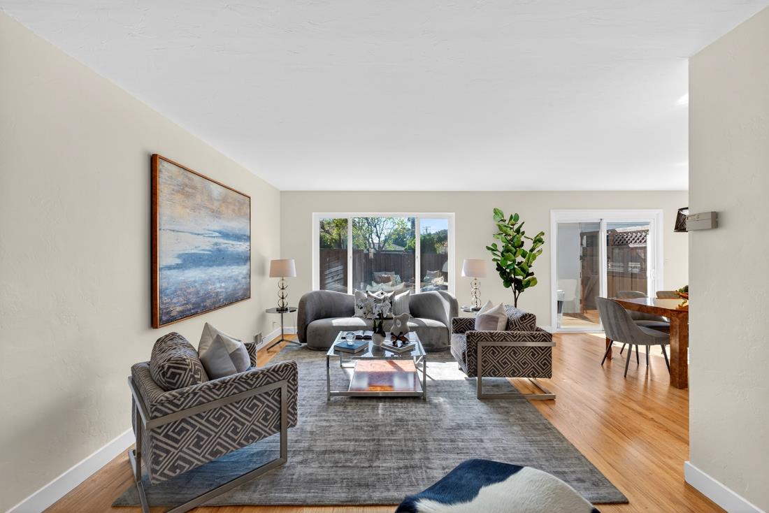 2991-2987 Almaden Road San Jose, CA 95125 - Photo 9 of 60 a living room with furniture and a large window