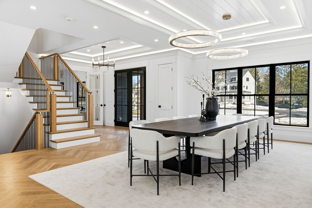 9 Tuttle Lane Lynnfield, MA 01940 - Photo 4 of 42 a view of a dining room with furniture window and wooden floor