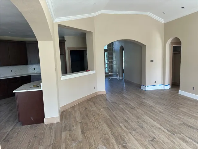 a view of livingroom with furniture and wooden floor