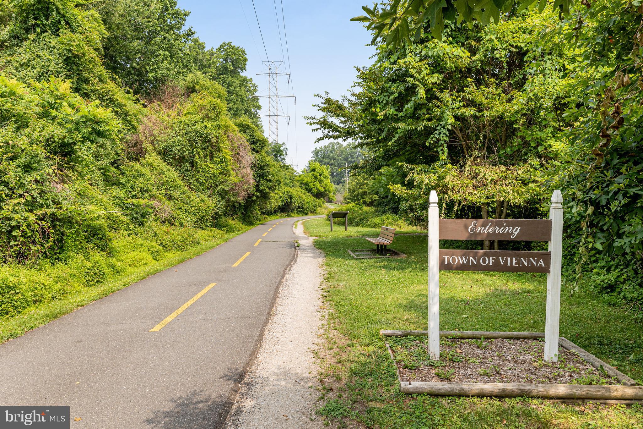 320 Adahi Road Southeast Vienna, VA 22180 - Photo 48 of 50 Adahi ends at W&OD trail entrance