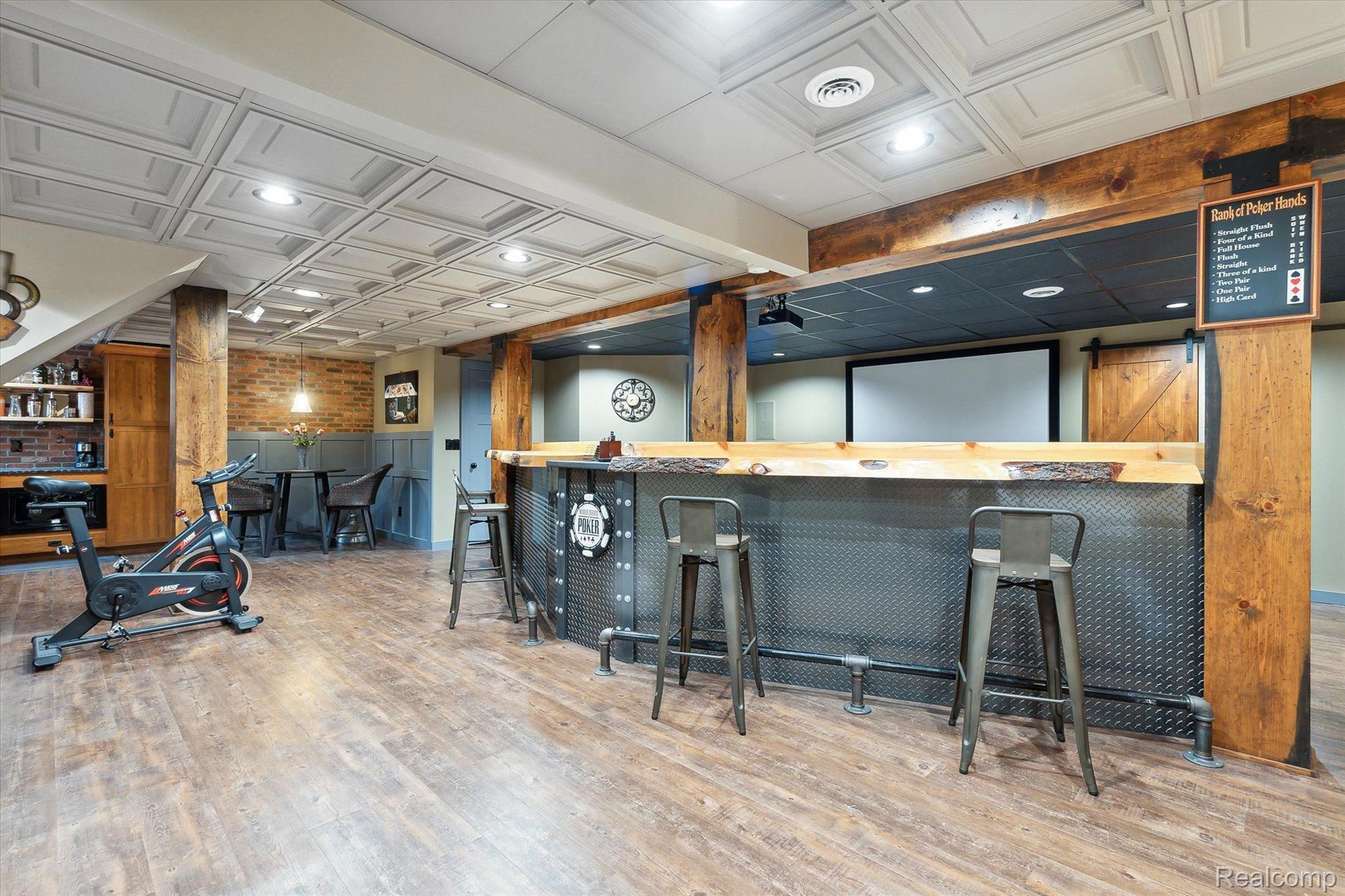 218 Locust Point Howell, MI 48843 - Photo 32 of 59 Custom Bar In Finished Basement