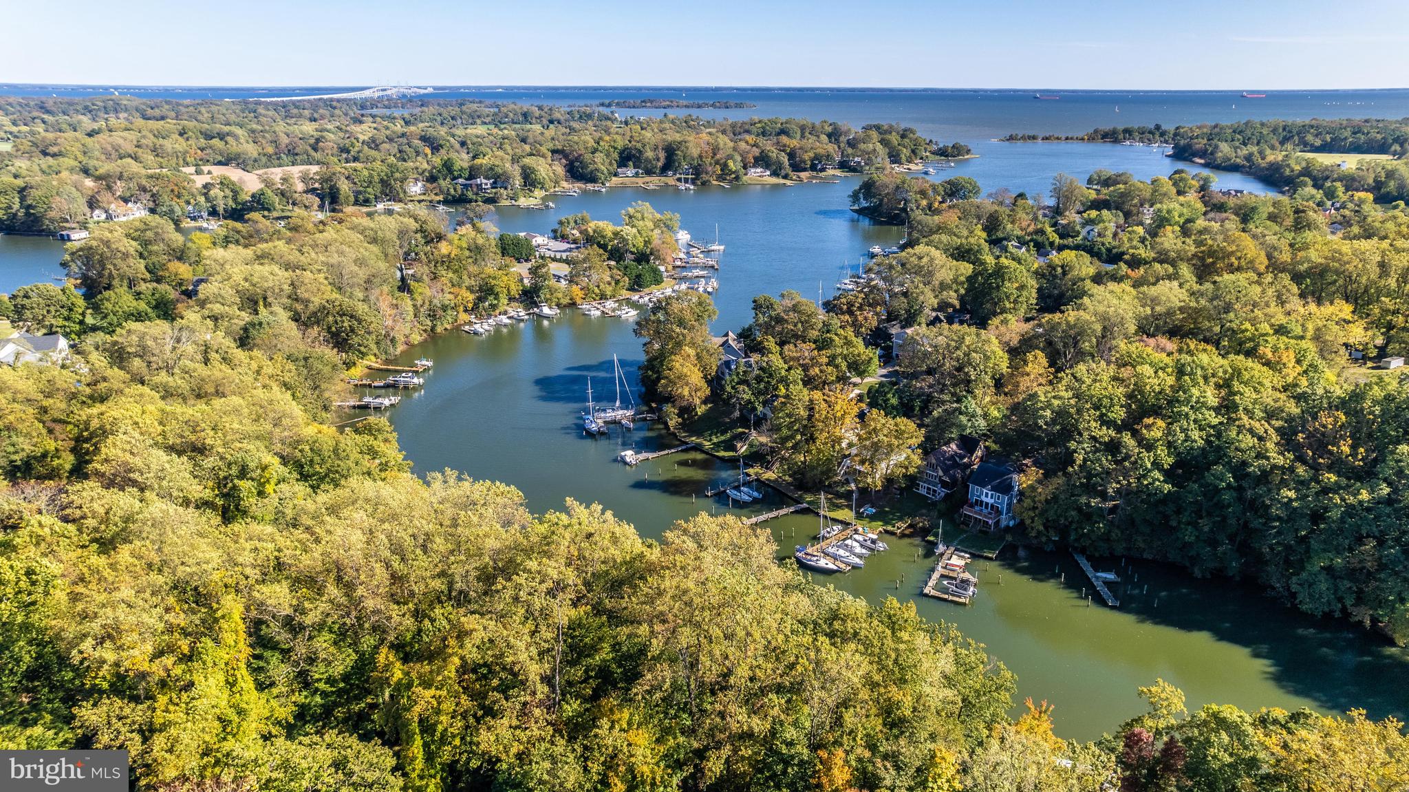383 Forest Beach Road Annapolis, MD 21409 - Photo 4 of 24 Aerial View of Waterfront Lot