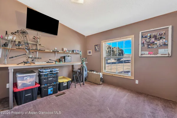 a room with storage and utility