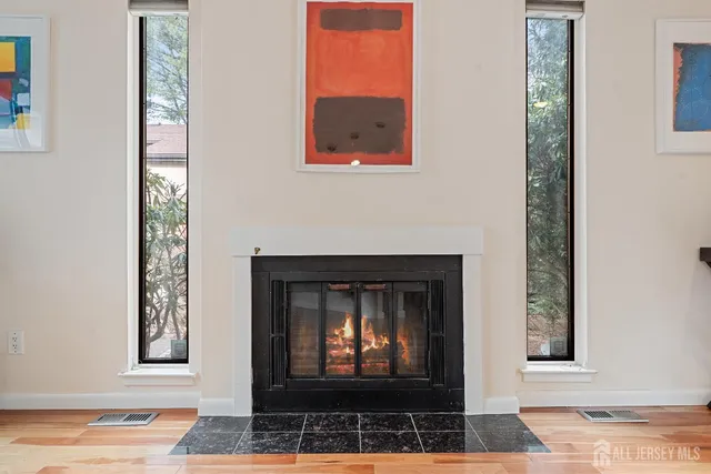 a view of a entryway of a house