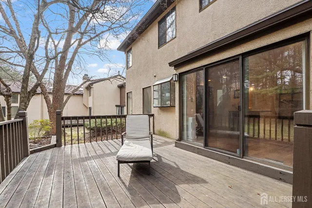 a view of balcony with couch
