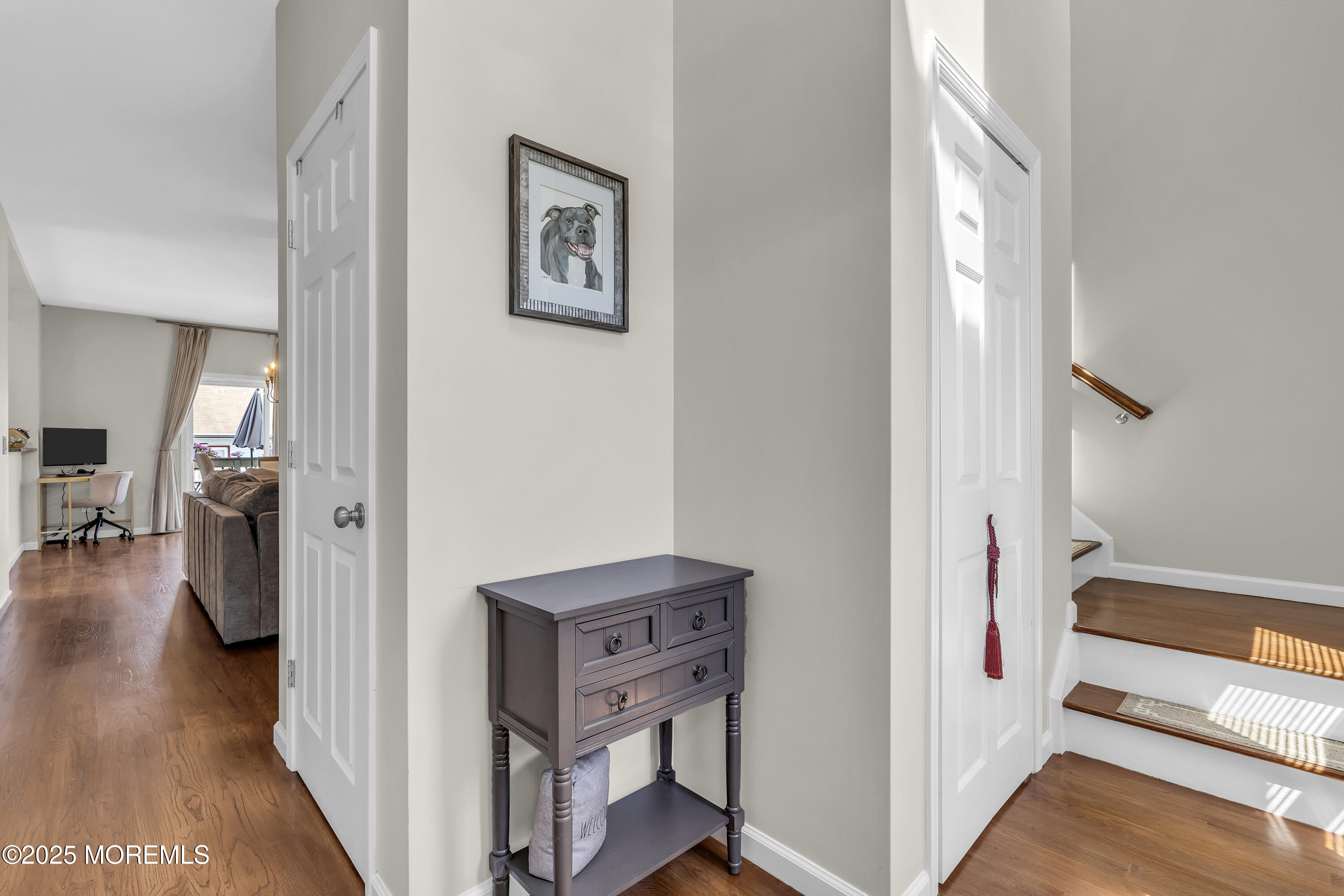 31 Ocean Avenue Middletown, NJ 07748 - Photo 21 of 39 a view of a hallway with workspace and living room