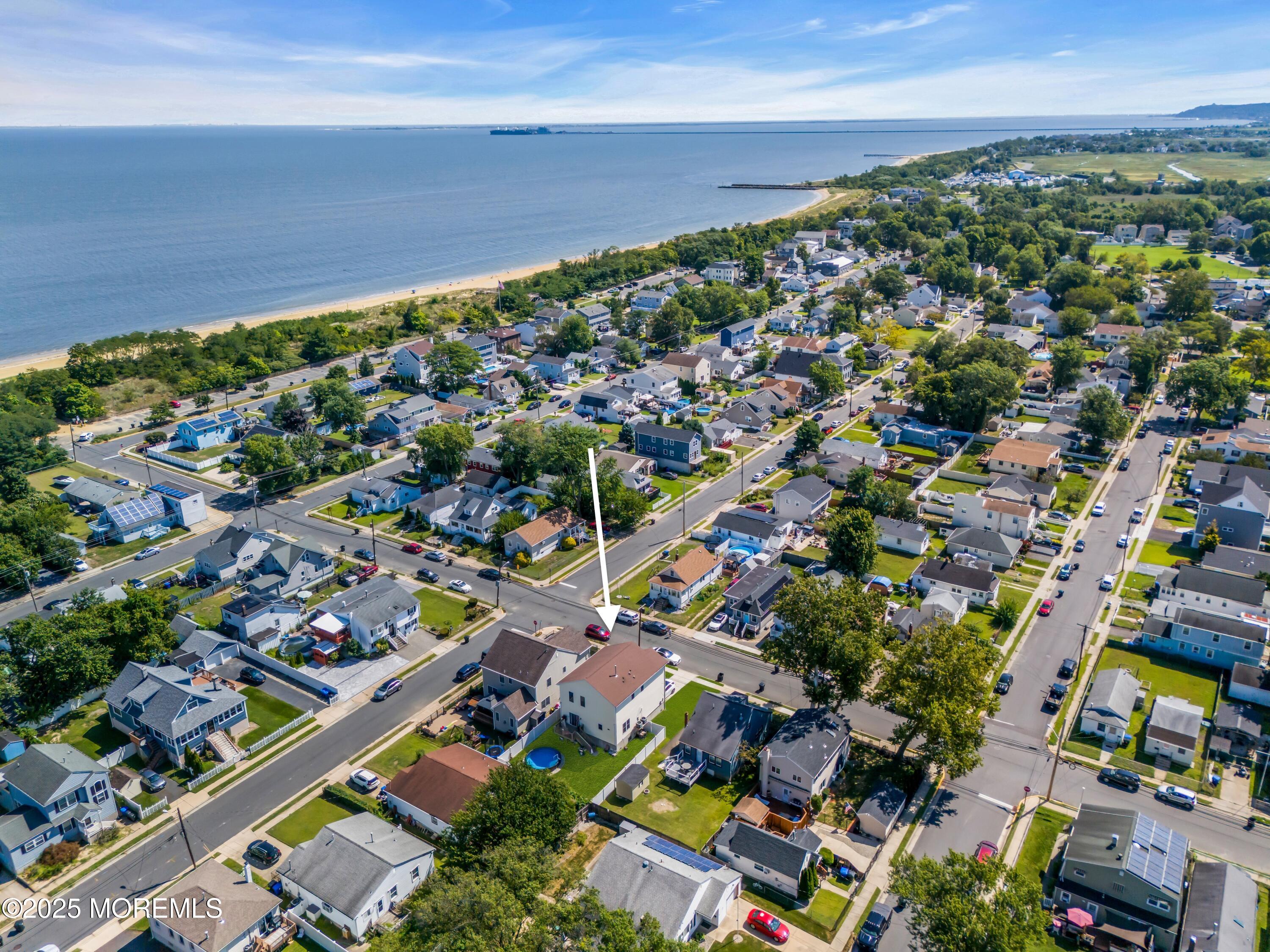 31 Ocean Avenue Middletown, NJ 07748 - Photo 38 of 39 an aerial view of a city with lots of residential buildings and parking space