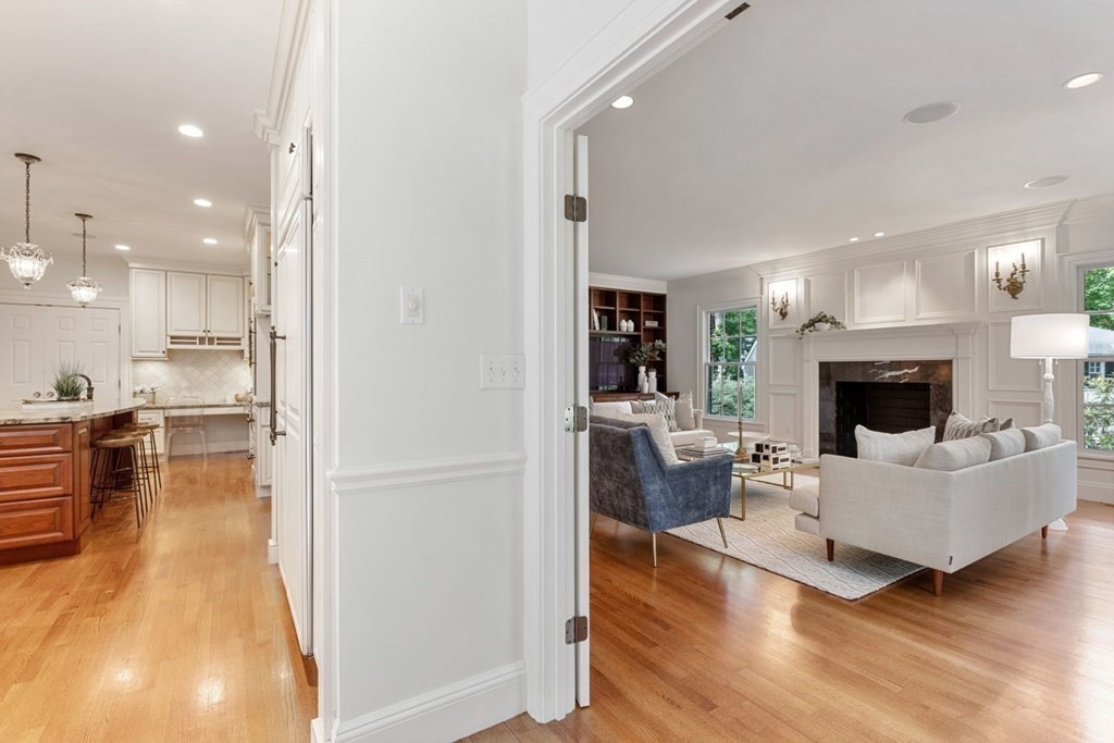 36 Audubon Road Wellesley, MA 02481 - Photo 24 of 40 a living room with furniture and a fireplace