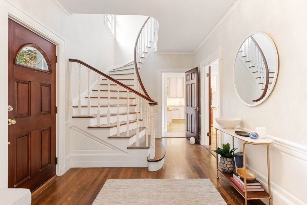 36 Audubon Road Wellesley, MA 02481 - Photo 3 of 40 a view of entryway with wooden floor