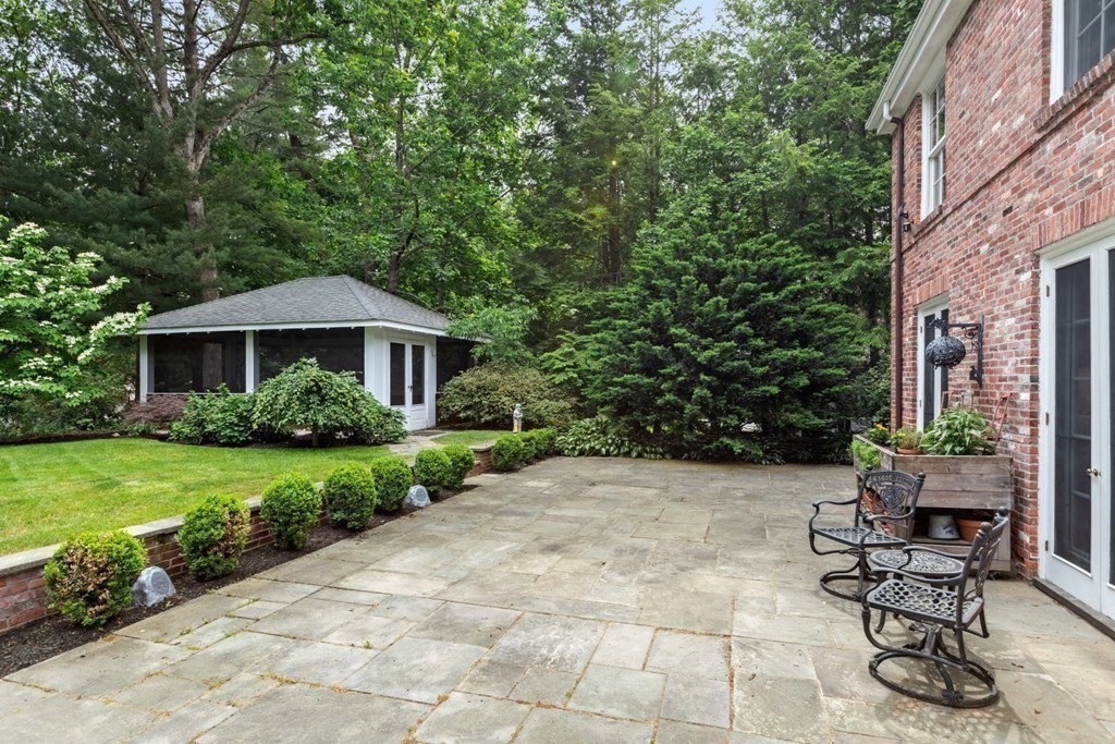 36 Audubon Road Wellesley, MA 02481 - Photo 35 of 40 a front view of a house with garden