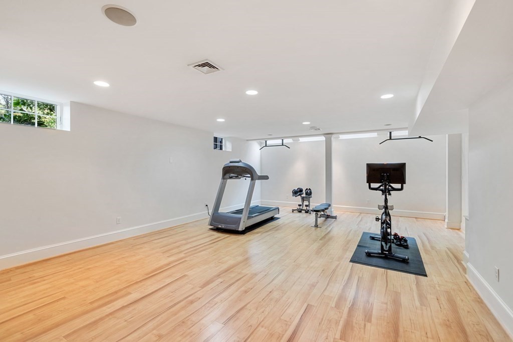 36 Audubon Road Wellesley, MA 02481 - Photo 36 of 40 a view of a room with gym equipment