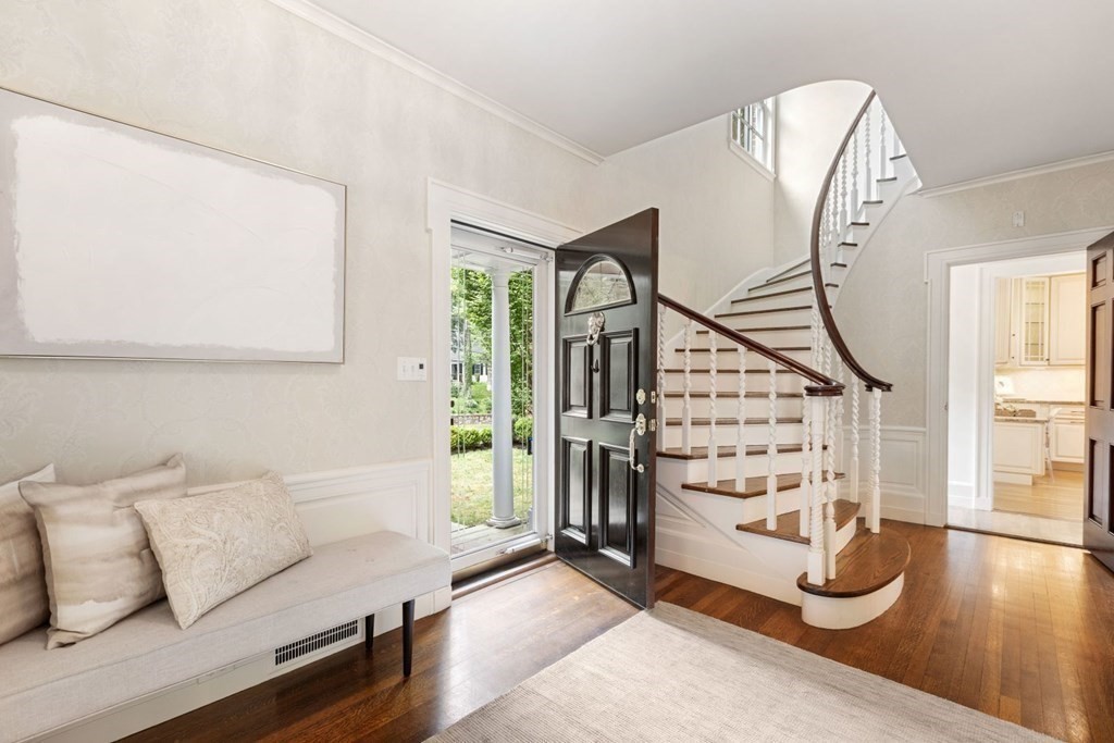 36 Audubon Road Wellesley, MA 02481 - Photo 4 of 40 a view of livingroom with furniture and stairs