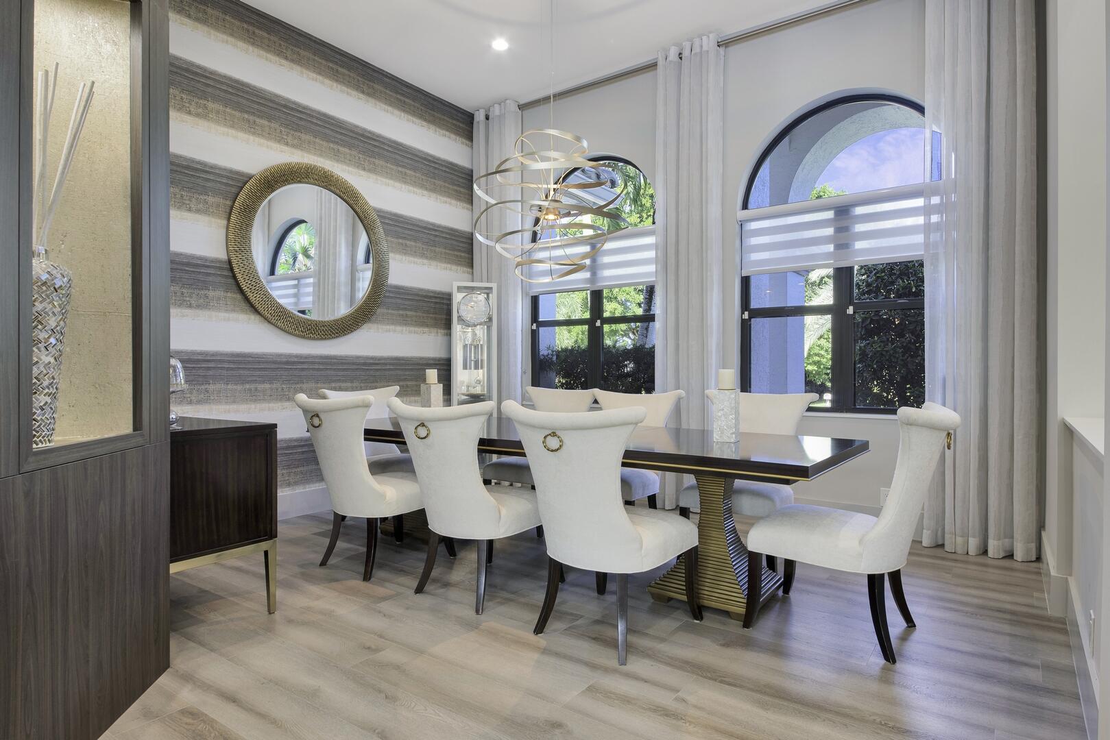15271 Tall Oak Avenue Delray Beach, FL 33446 - Photo 26 of 60 a view of a dining room with furniture window and wooden floor