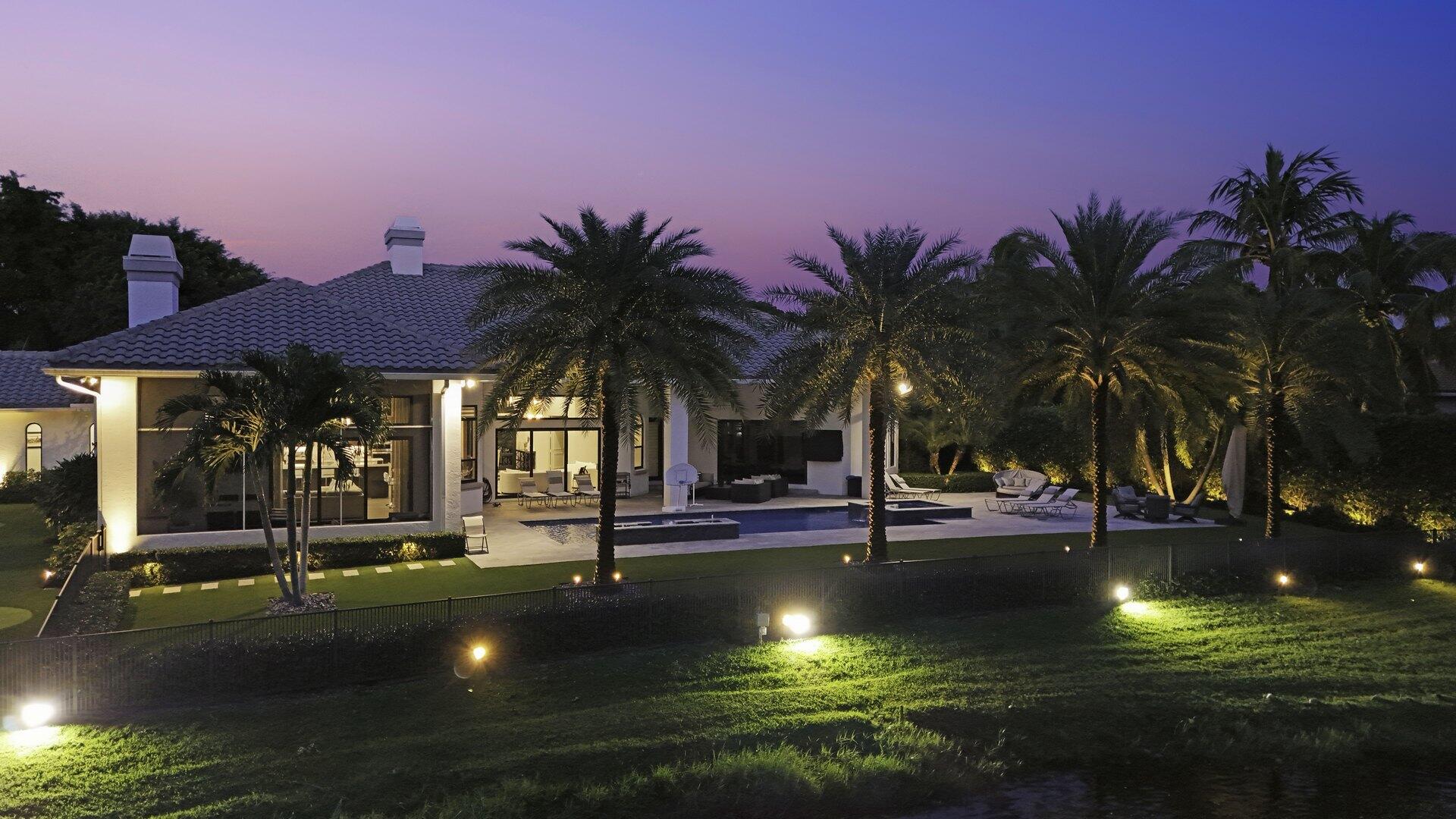 15271 Tall Oak Avenue Delray Beach, FL 33446 - Photo 54 of 60 a house with swimming pool in front of it