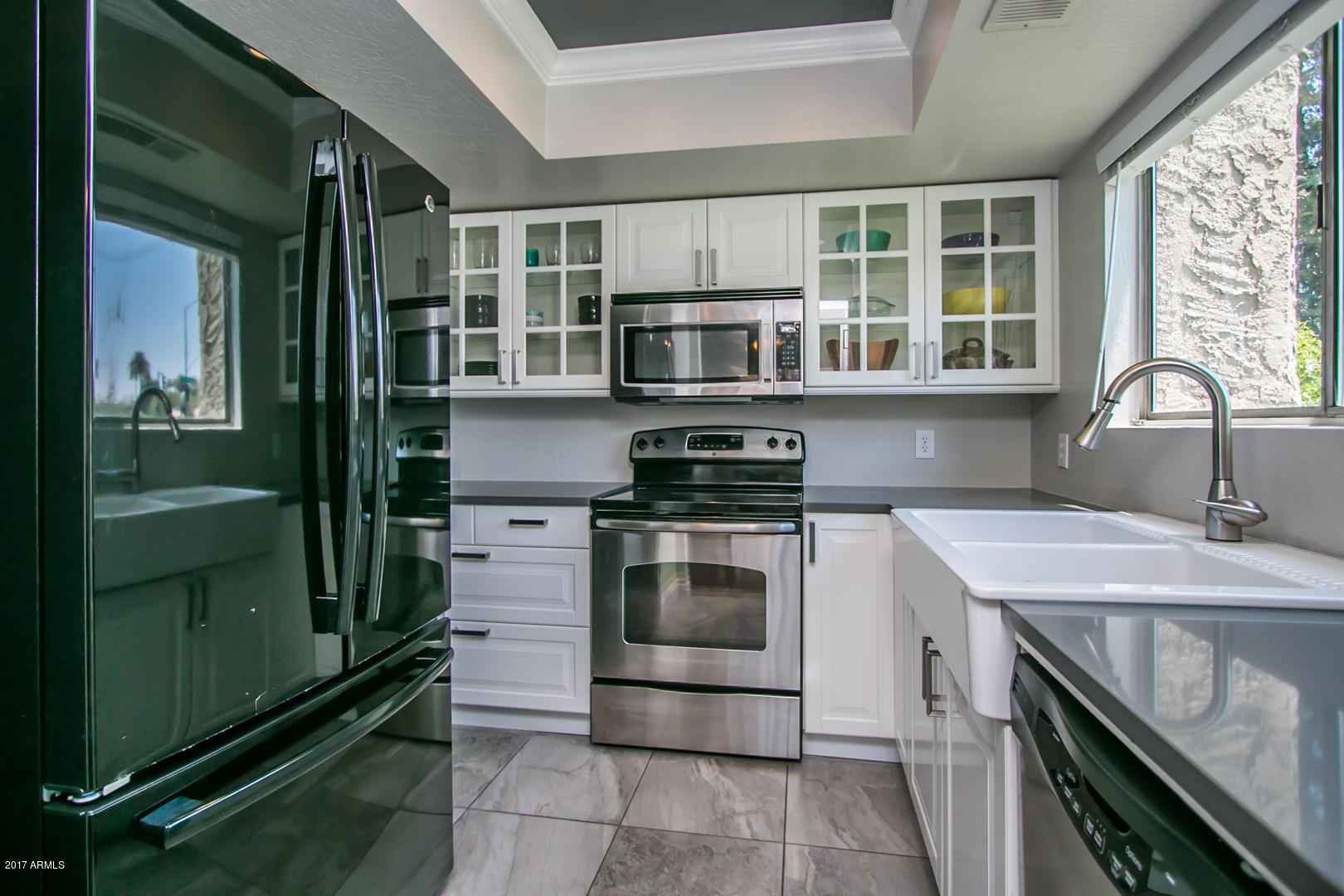 4347 East Osborn Road Phoenix, AZ 85018 - Photo 10 of 22 Dramatic Remodeled Kitchen