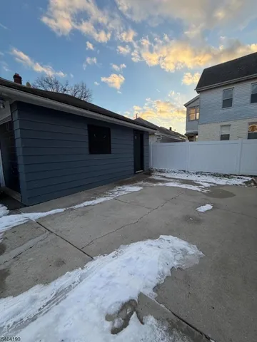 a backyard of a house