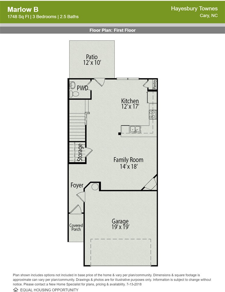 1204 Wingstem Place, Unit 2 Raleigh, NC 27607 - Photo 22 of 23 First Floor