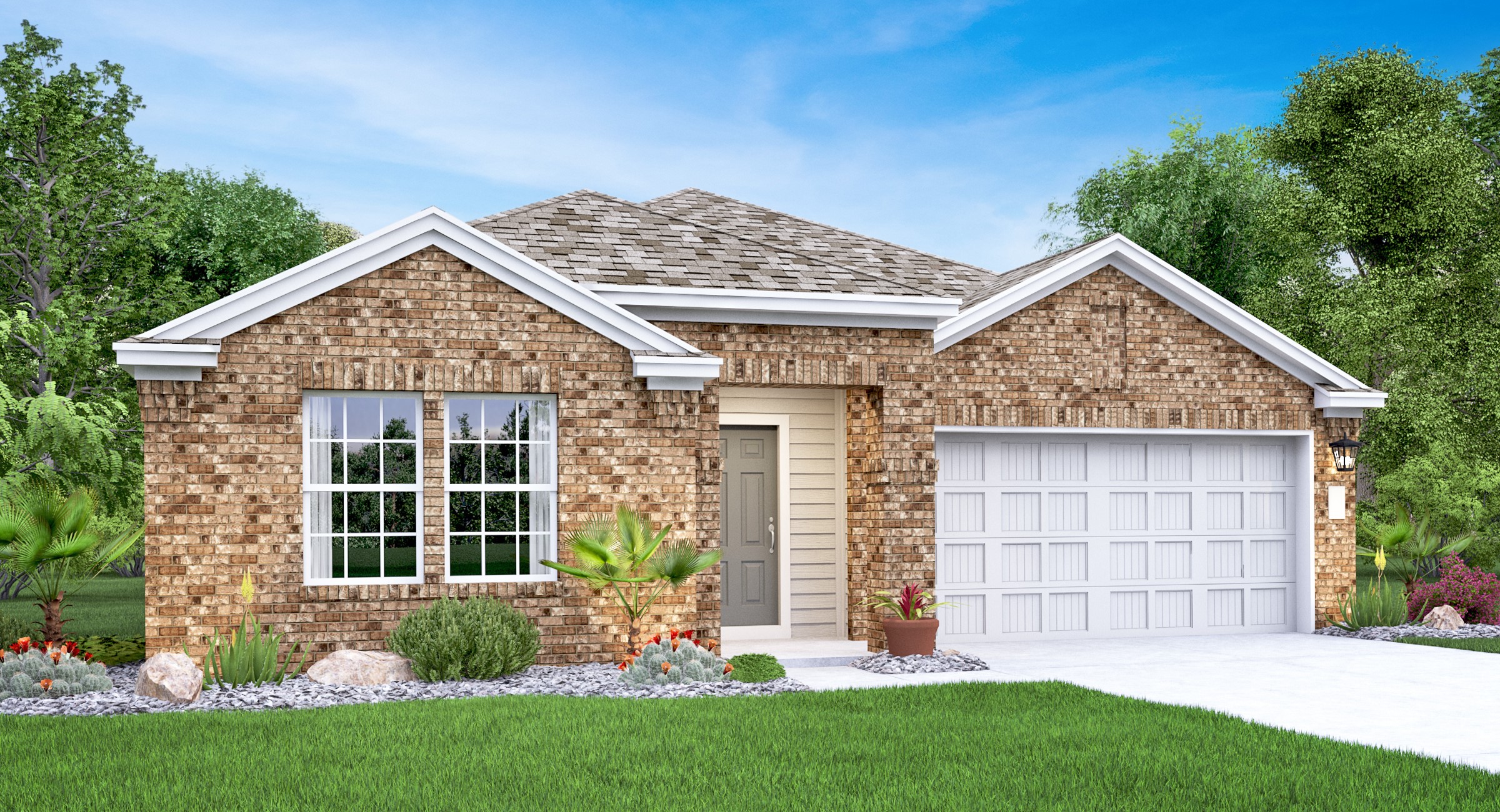 129 Arbordale Street Georgetown, TX 78628 - Photo 2 of 18 front view of a house with a yard
