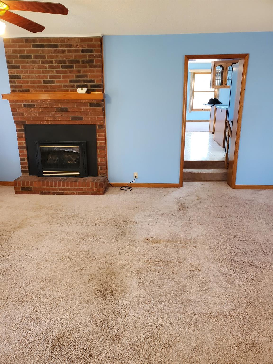 73 Lofty Pine Lane Mills River, NC 28759 - Photo 11 of 29 a view of empty room with a fireplace
