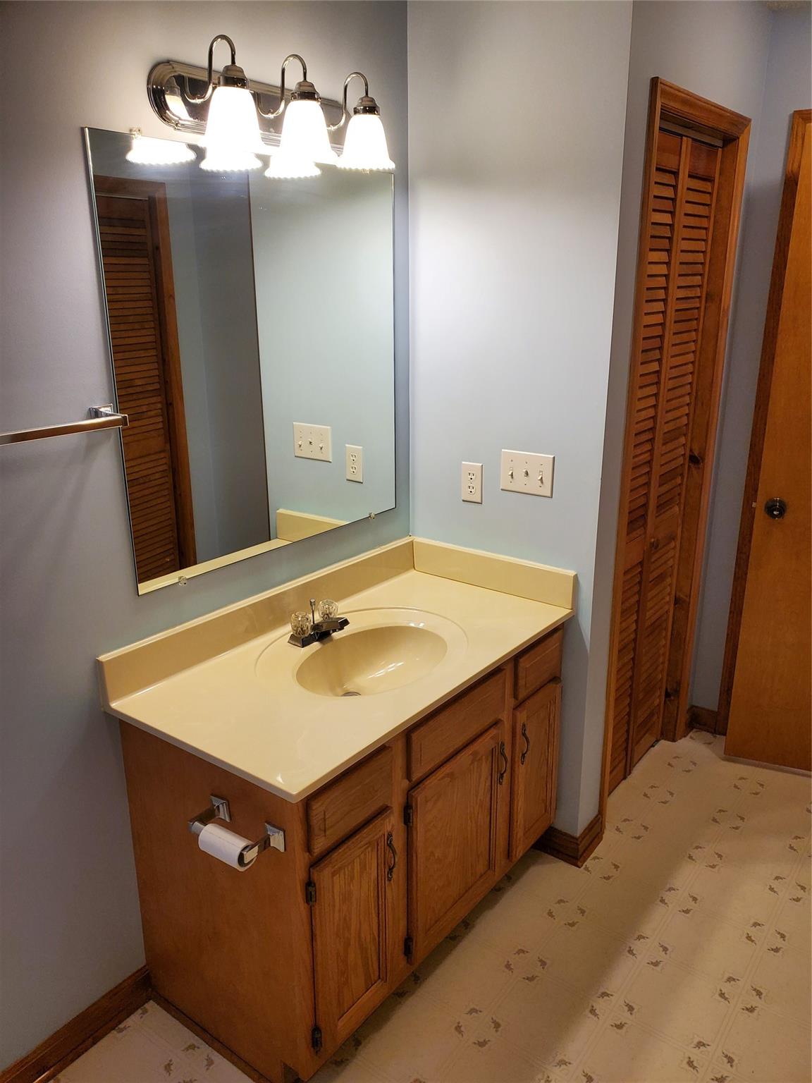 73 Lofty Pine Lane Mills River, NC 28759 - Photo 19 of 29 a bathroom with a sink and mirror