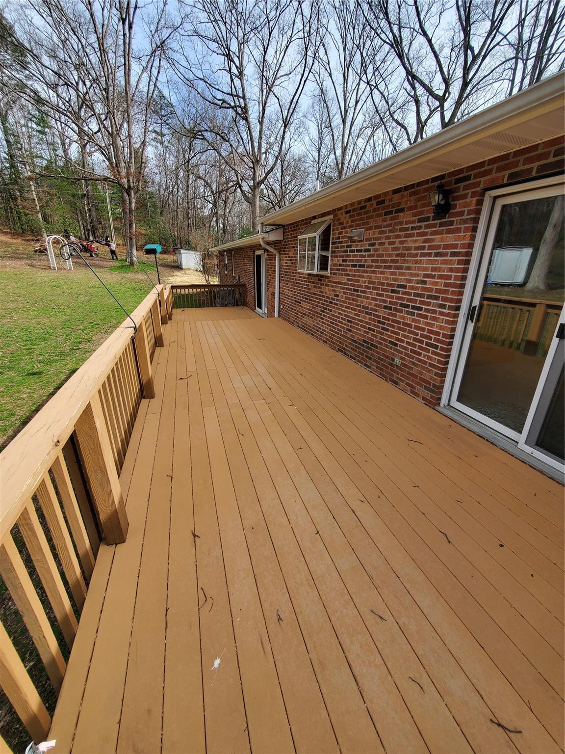 73 Lofty Pine Lane Mills River, NC 28759 - Photo 4 of 29 a view of a backyard with wooden floor