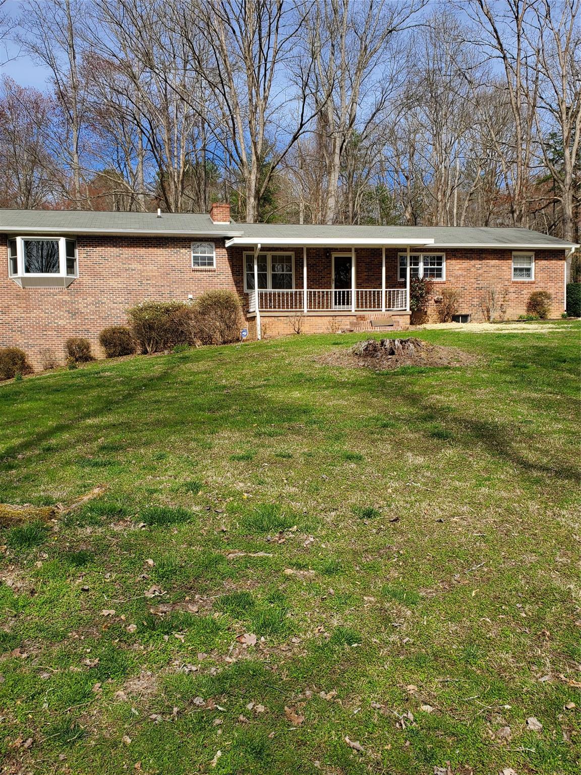 73 Lofty Pine Lane Mills River, NC 28759 - Photo 7 of 29 front view of house with a yard