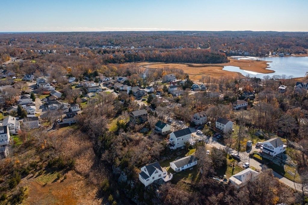 50 Wyola Road Hull, MA 02045 - Photo 25 of 28 an aerial view of residential houses with outdoor space and trees