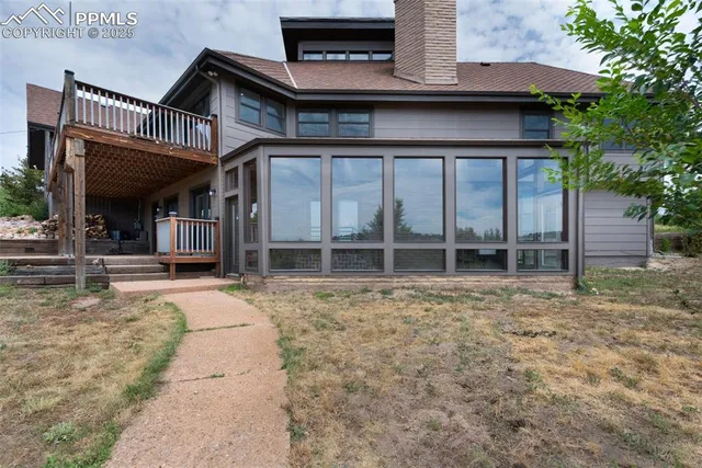 a view of a house with a porch