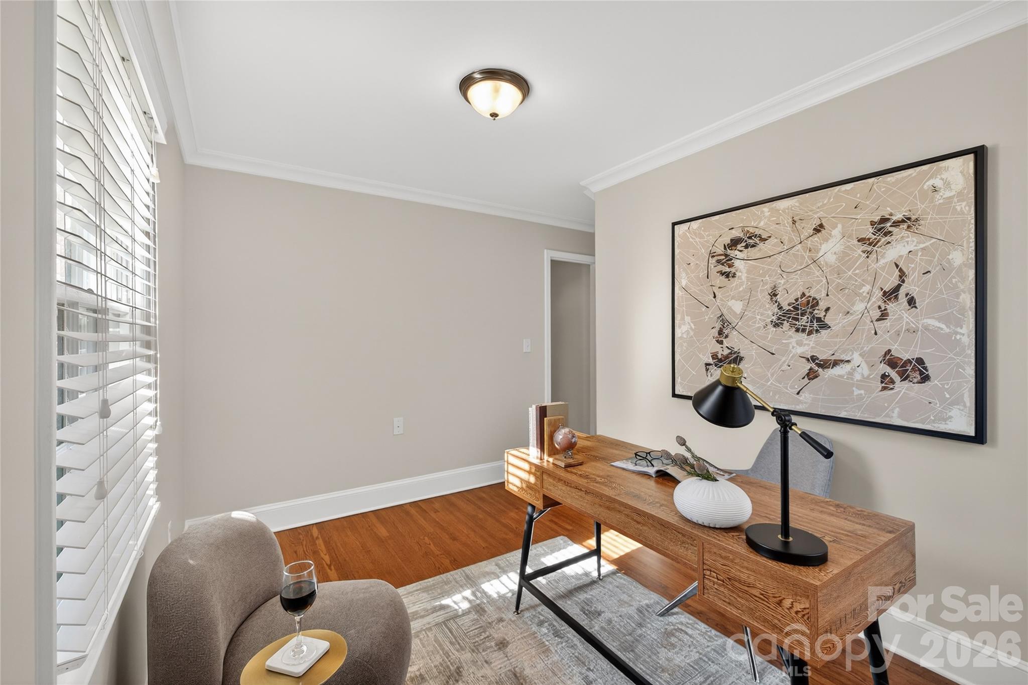 731 Sandridge Road Charlotte, NC 28210 - Photo 18 of 32 a bedroom with furniture and a window