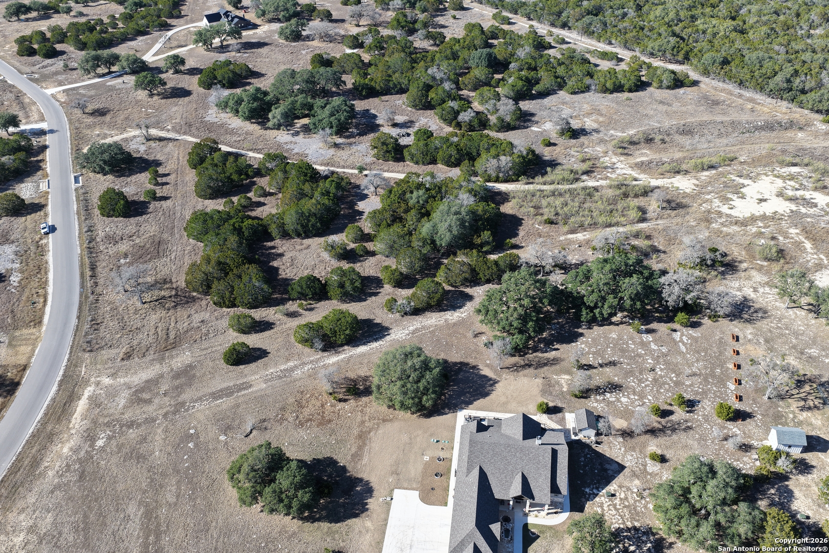 Parcel 1 Rio Lantana Drive Pipe Creek, TX 78063 - Photo 6 of 31 an aerial view of house with yard