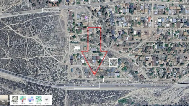 an aerial view of residential houses