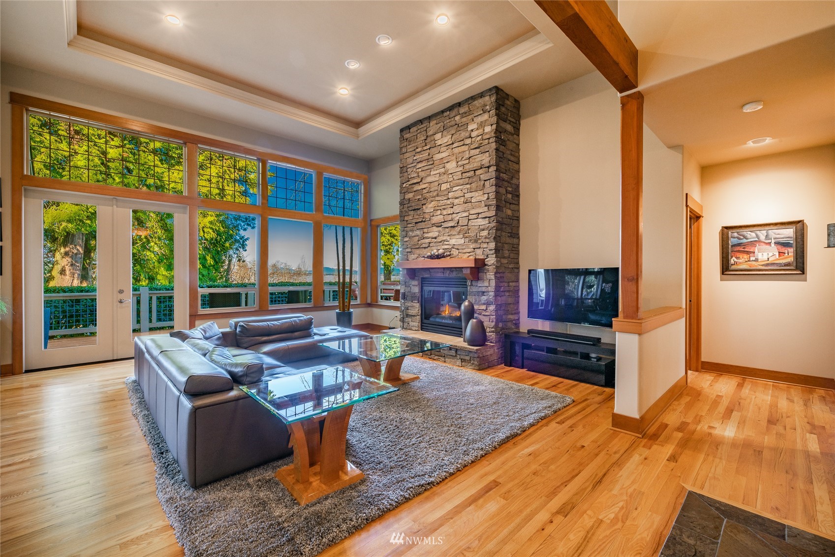 5416 Canvasback Road Blaine, WA 98230 - Photo 2 of 12 a living room with furniture and a flat screen tv
