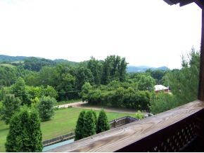 145 Pierce Branch Road Elizabethton, TN 37643 - Photo 18 of 24 View W from Cantilevered Porch